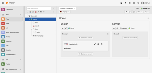 TYPO3 v13 Backend Module